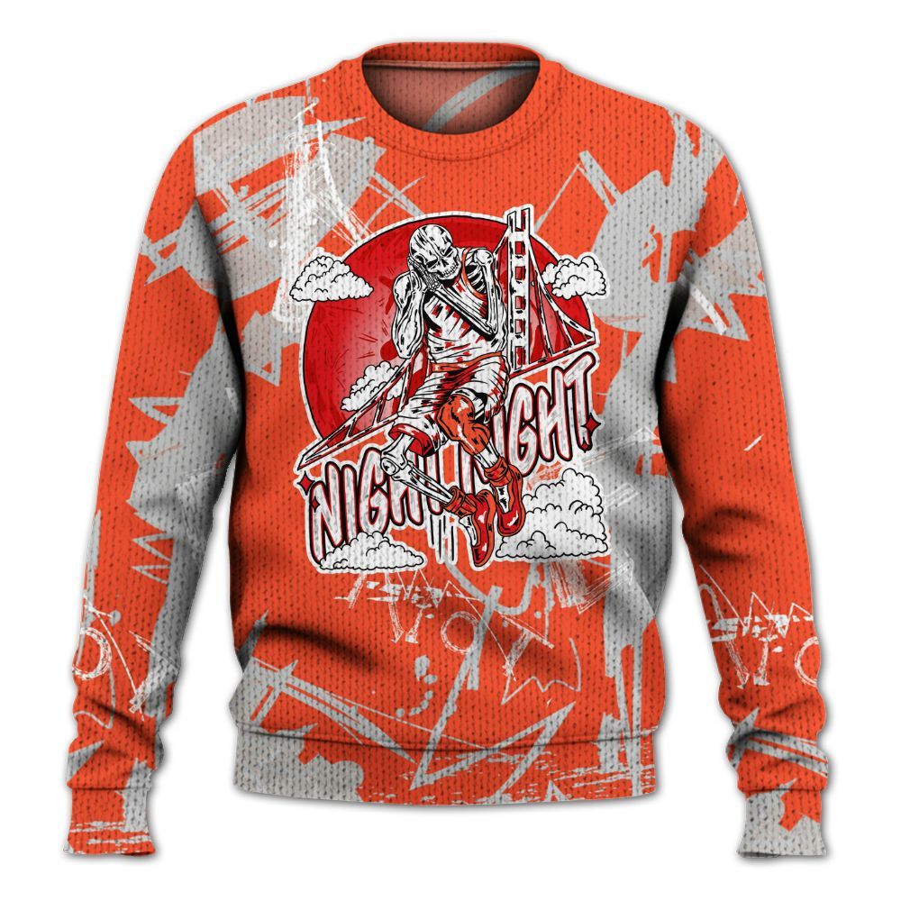 Knitted Sweater To Match Air Max 1 86 Cosmic Clay - Seeya Skeleton Messyz