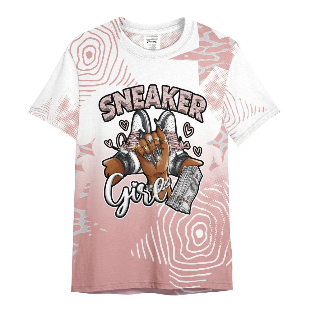 Shirt To Match Red Stardust 3s - Sneakerz Girlz Unique Starz All Over Print