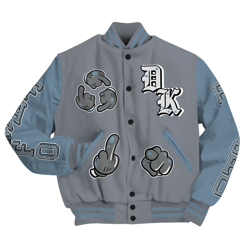 Varsity Jacket To Match Air Max DN Silver Bullet - F Around Find Out Graphic All Over Print