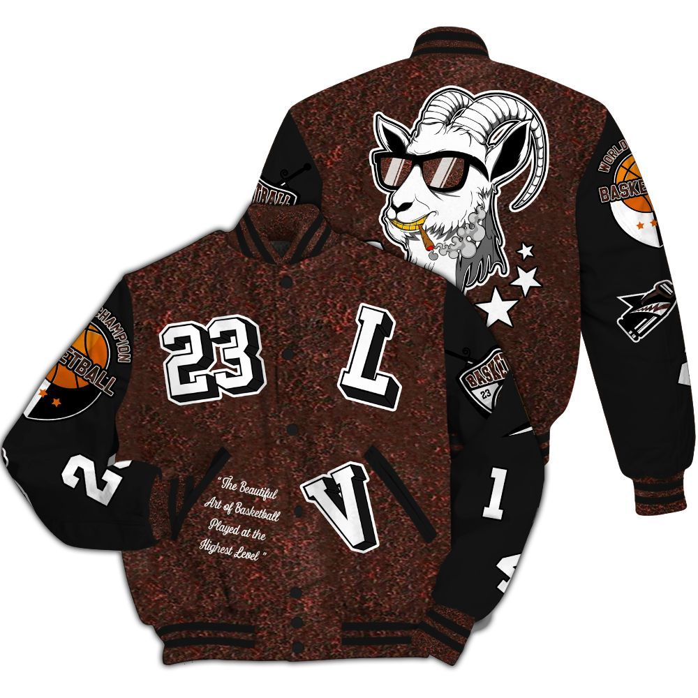 Varsity Jacket To Match Air Force 1 Low Halloween Skull 2024 - The GOAT Got Em Streetwear All Over Print