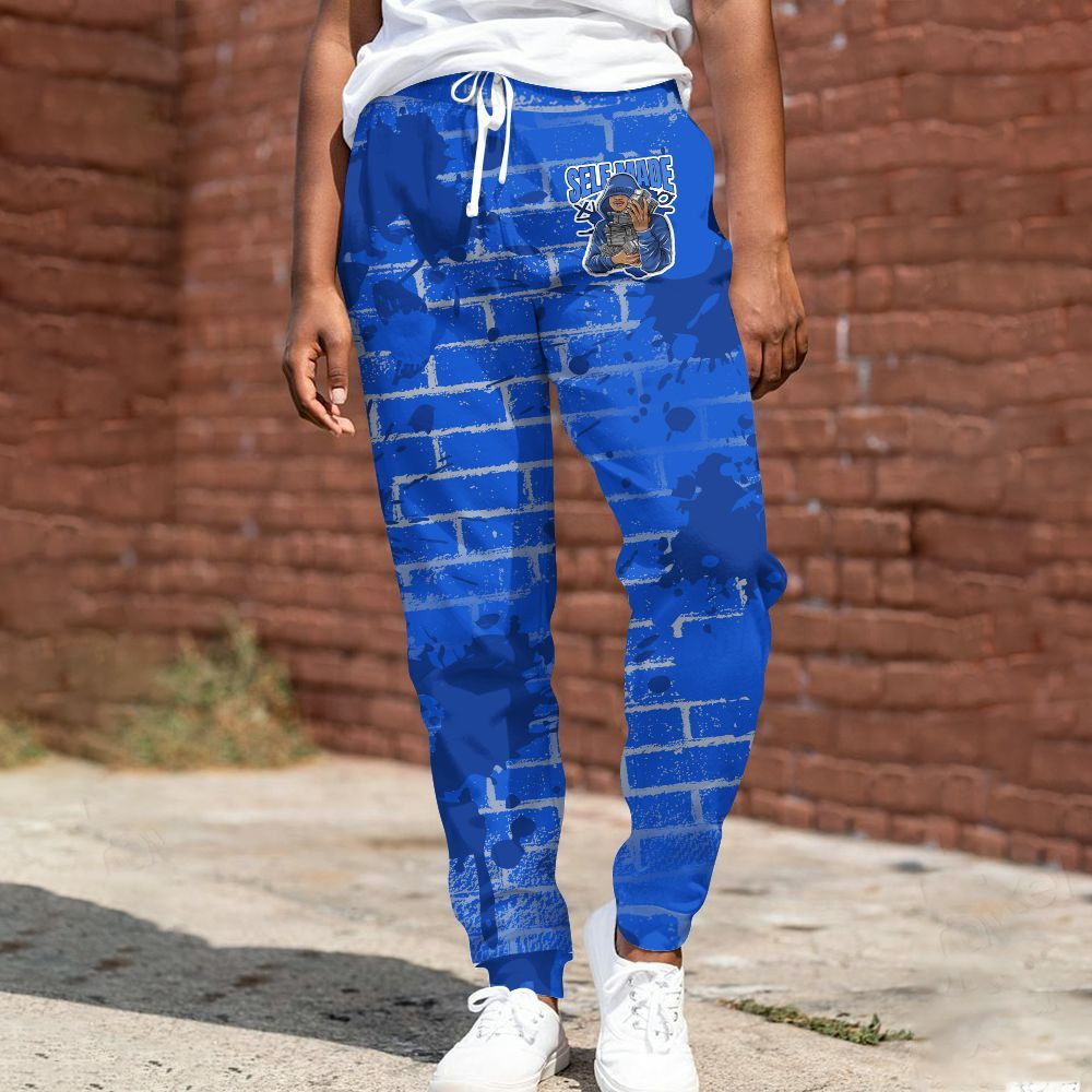 Sweatpant To Match Air Foamposite One Royal - Selfmade Unique All Over Print