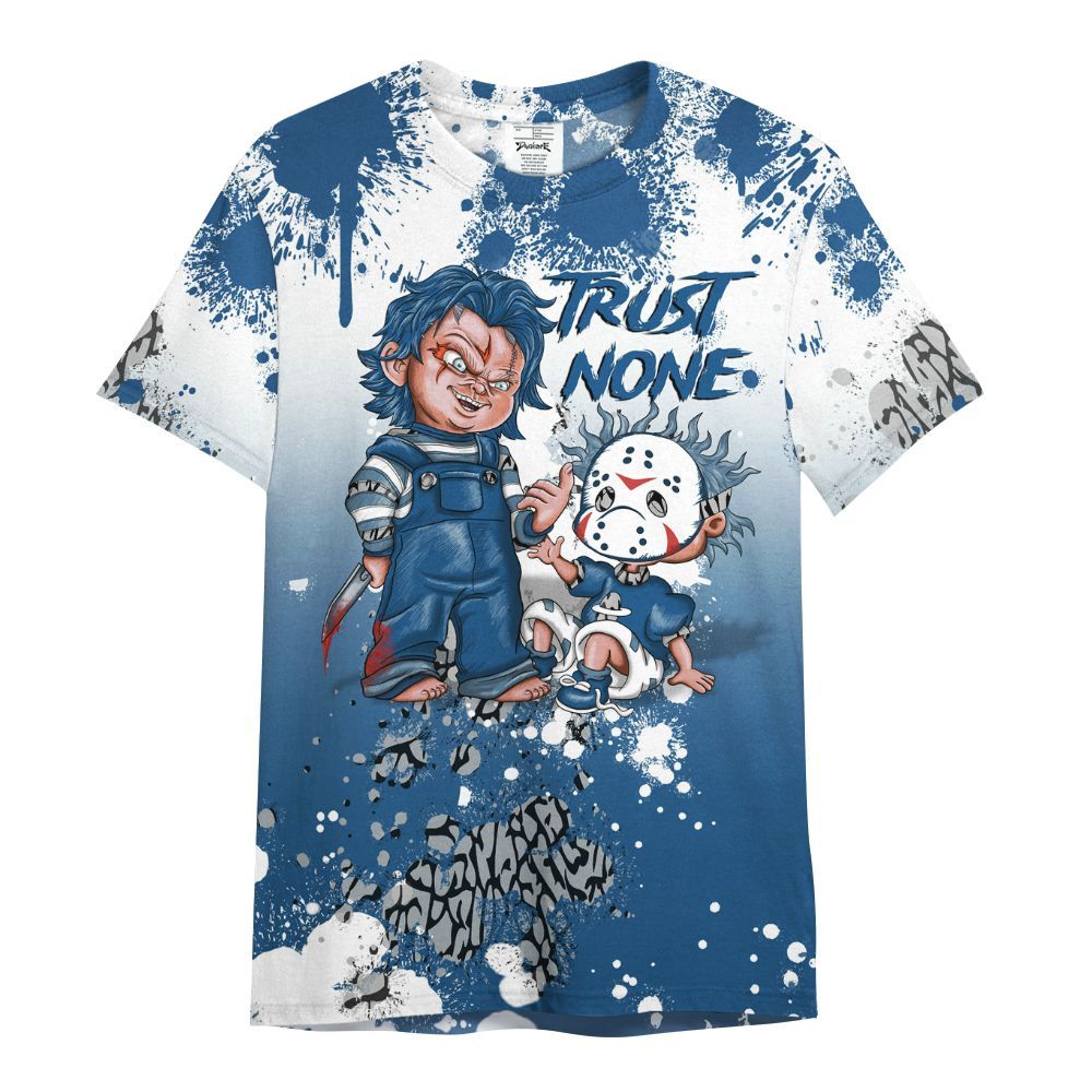 Shirt To Match Wizards 3s - Trust No One Scary All Over Print