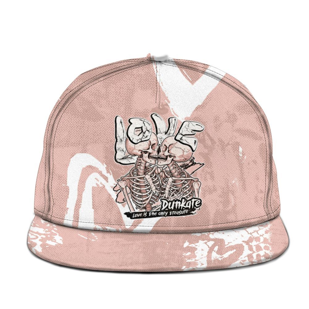 Snapback To Match Low Legend Pink 11s - Skull Love Graphic