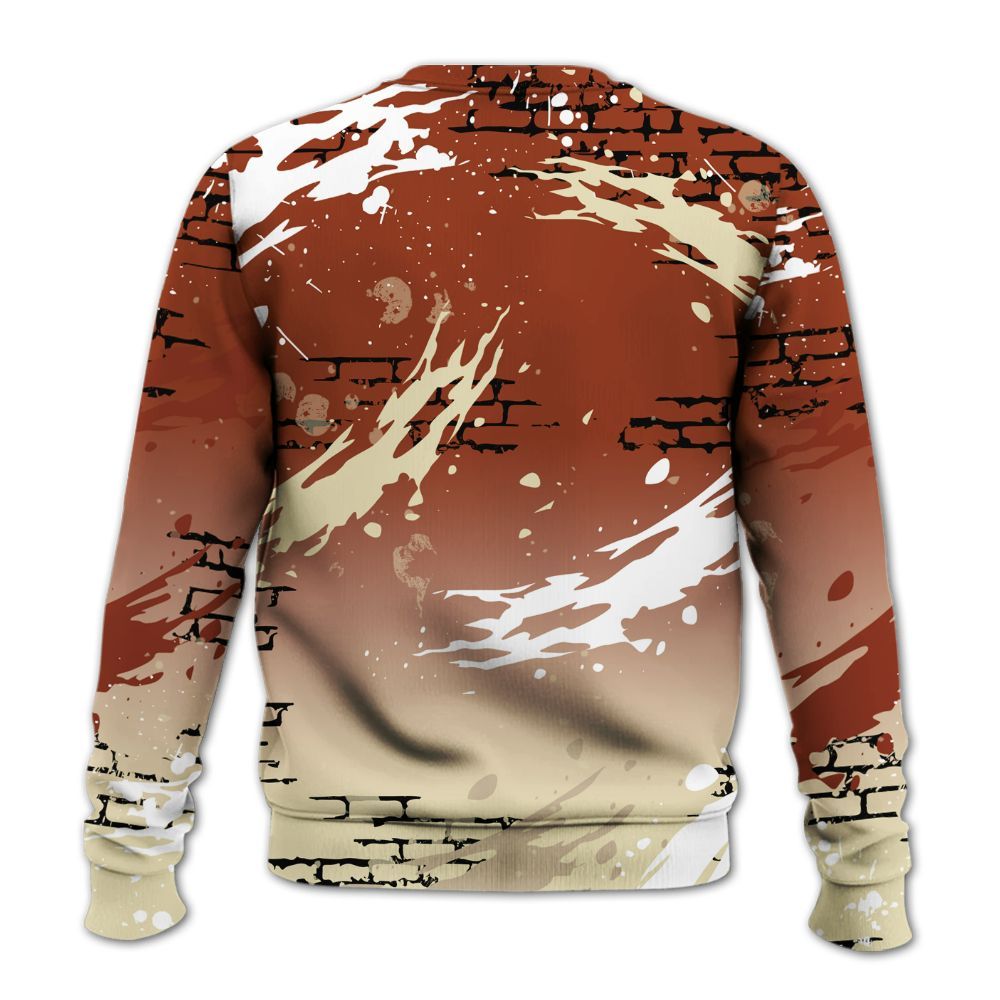 Sweatshirt To Match Retro Eastside Golf 12s - Values Of Loyalty Drip All Over Print