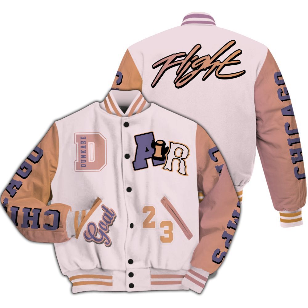 Varsity Jacket To Match Book Sunrise 1s - AIR Number 23 GOAT All Over Print