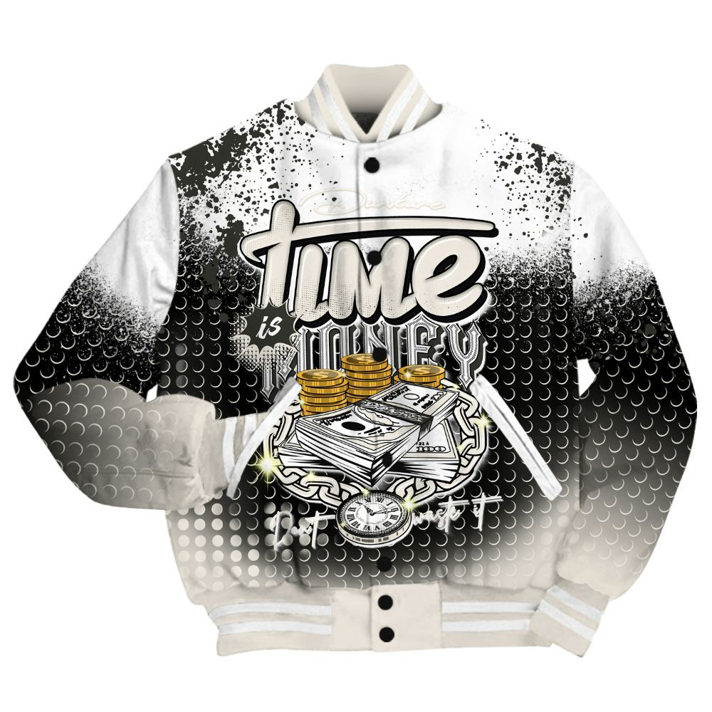 Varsity Jacket To Match Air Max Plus Moonlight Swarovski Shirt, Halftone Time Is Money All Over Print