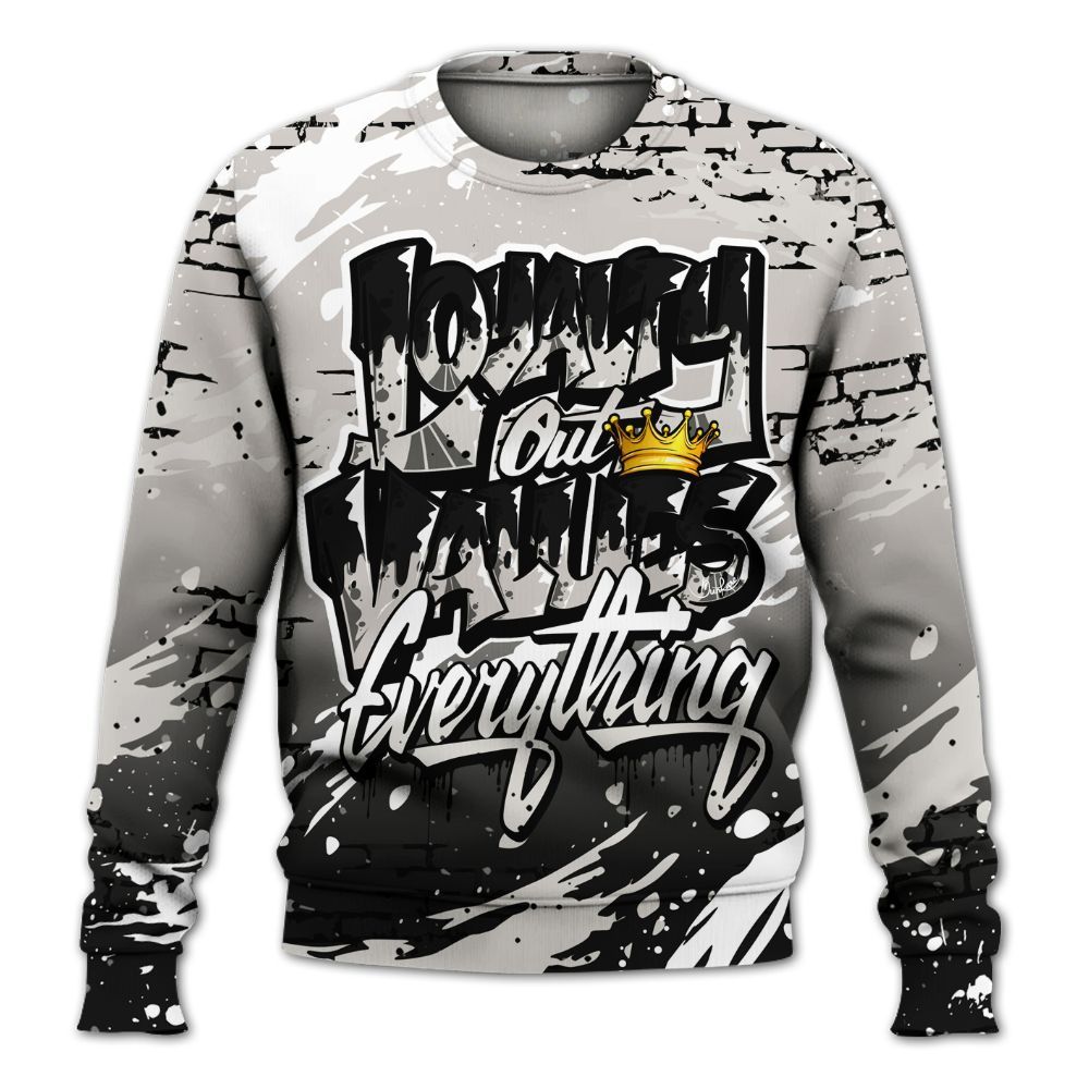 Sweatshirt To Match The Classic 40s - Values Of Loyalty Drip All Over Print