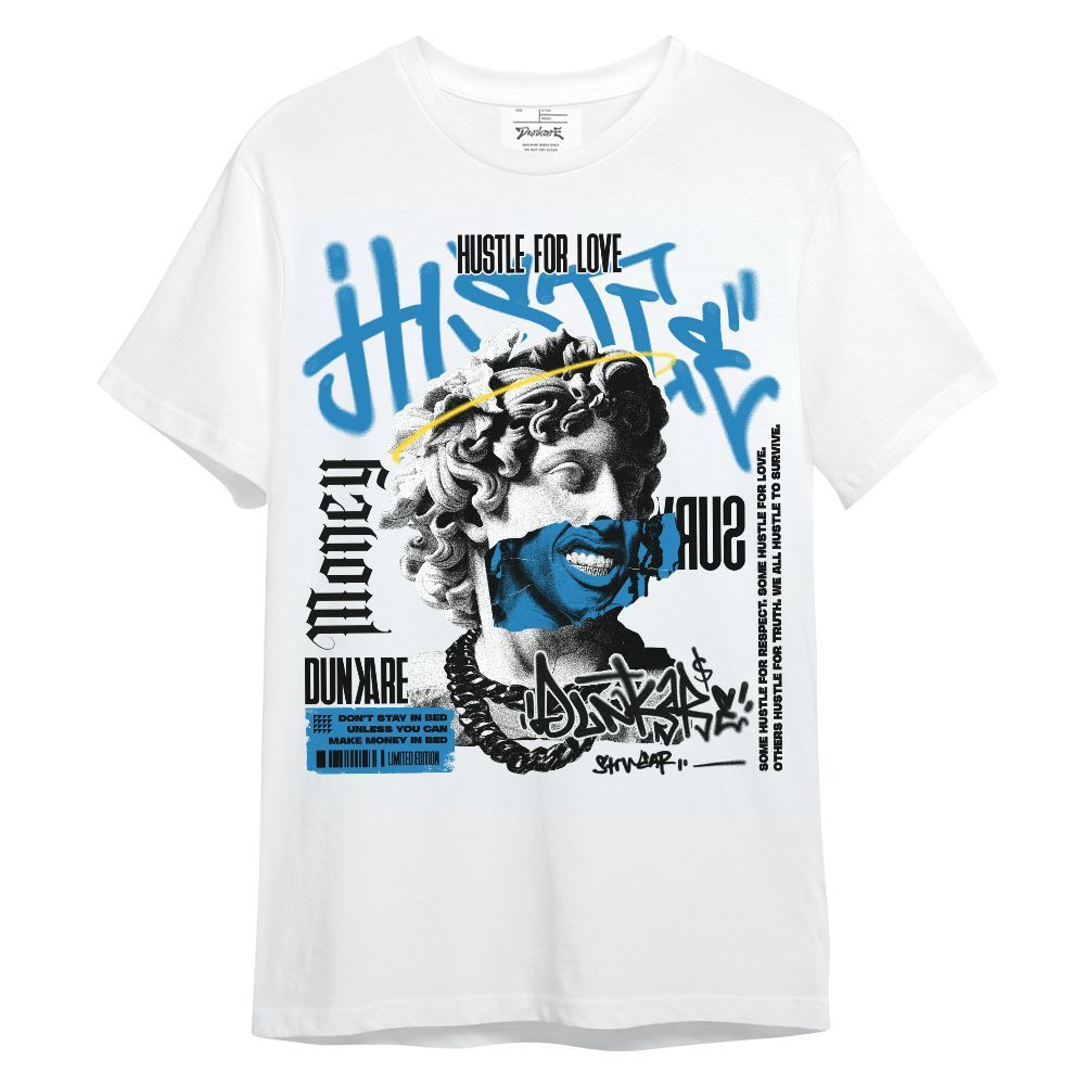 Shirt To Match Retro University Blue 9s - Hustles Streetwear Unisex Shirt