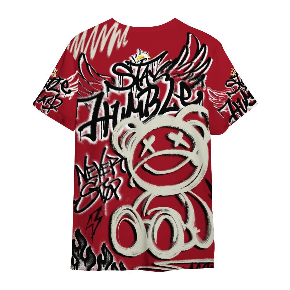 Shirt To Match 2025 High OG Cinnabar 1s - Humble Drip Streetwear Graffity All Over Print