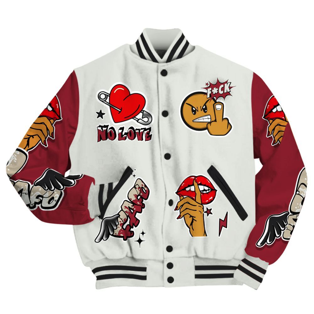 Varsity Jacket To Match Chicago 2025 40s - FK Around Find Out All Over Print