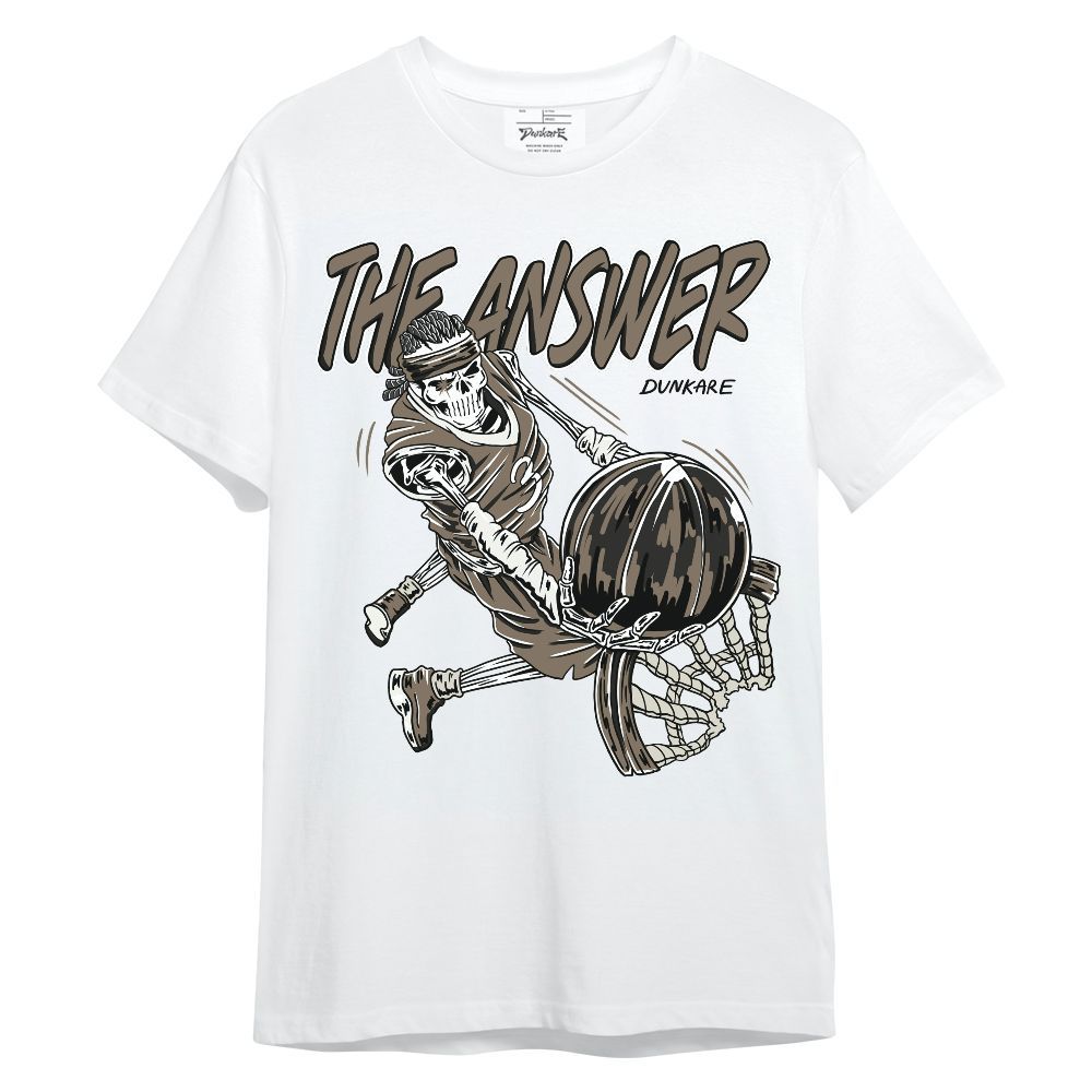 Shirt To Match Low OG Dark Mocha 1s - The Answer Skeleton Unisex Shirt