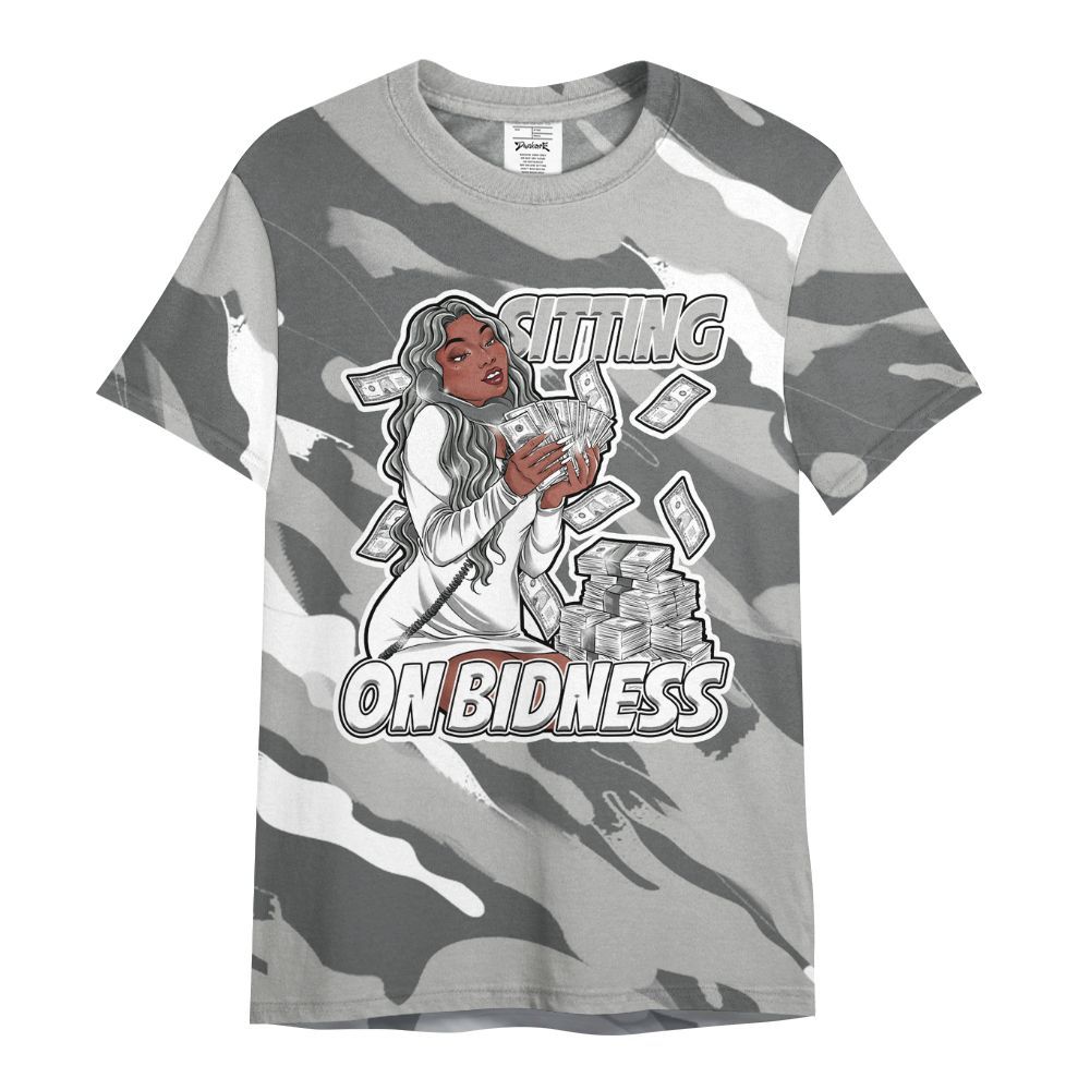 Shirt To Match Retro Wet Cement 4s - Bidness Colored All Over Print