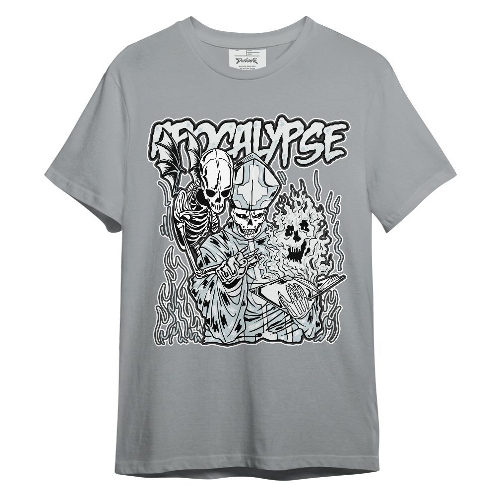 Shirt To Match Black Wolf Grey 12s - Apocalypse Skeleton Unisex Shirt