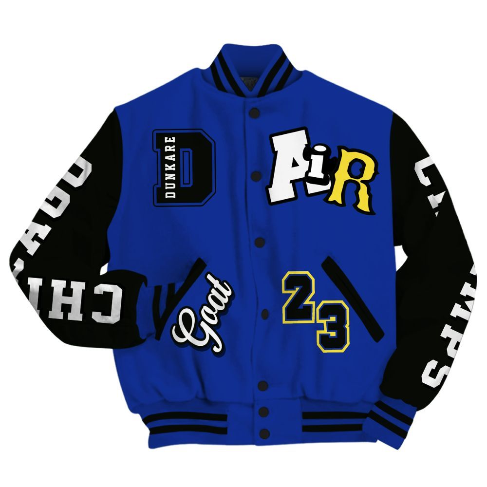 Varsity Jacket To Match Laney 14s - AIR Number 23 GOAT All Over Print