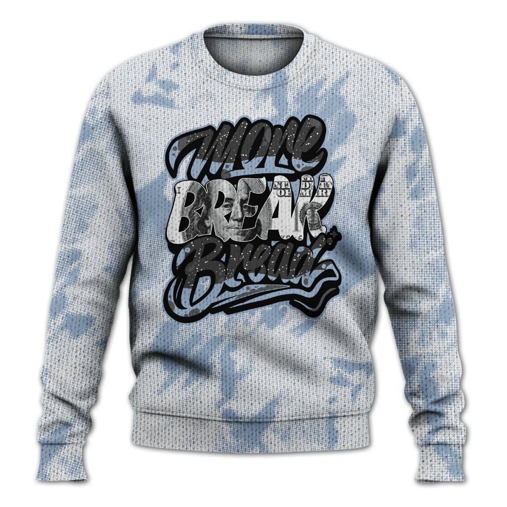 Knitted Sweater To Match Reverse Black White 6s - More Break Shirt Unisex Oufit