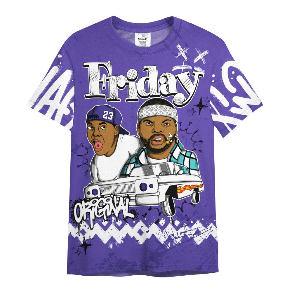 Shirt To Match Low Hornets 1s - Friday Sneaker Crayon All Over Print