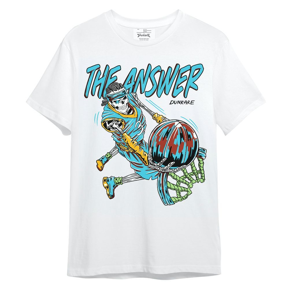 Shirt To Match SB Dunk Di'Orr Greenwood - The Answer Skeleton Unisex Shirt