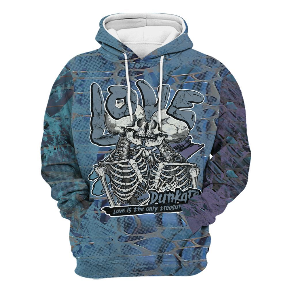 Hoodie To Match Air Foamposite Kazuya Mishima - Skull Love All Over Print