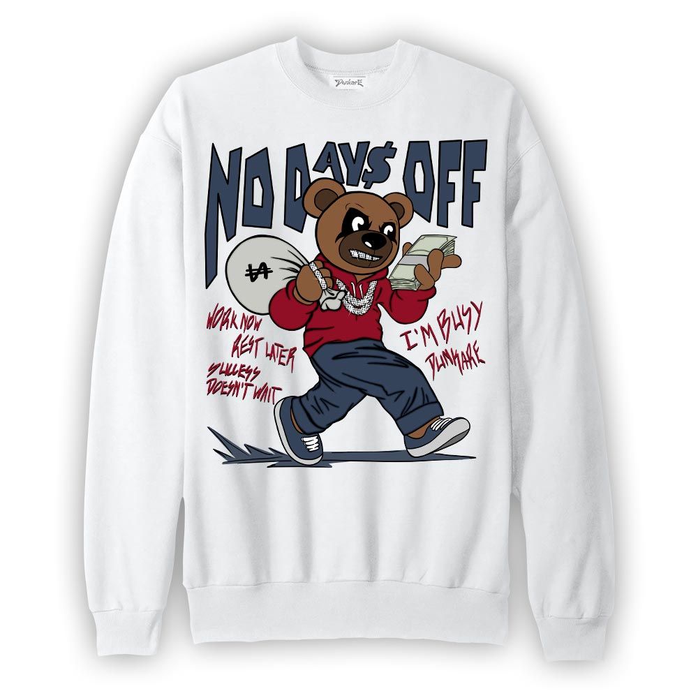 Sweatshirt To match Retro Olympic 6s Sweatshirt - No Day Off Bear Graphic