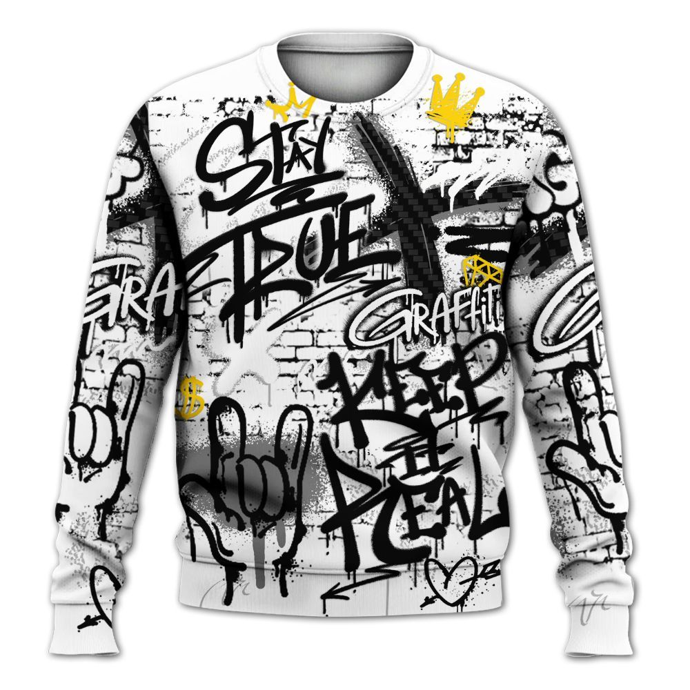 Sweatshirt To Match Kobe 9 EM Protro Halo - True It Real Graffiti Streetwear All Over Print