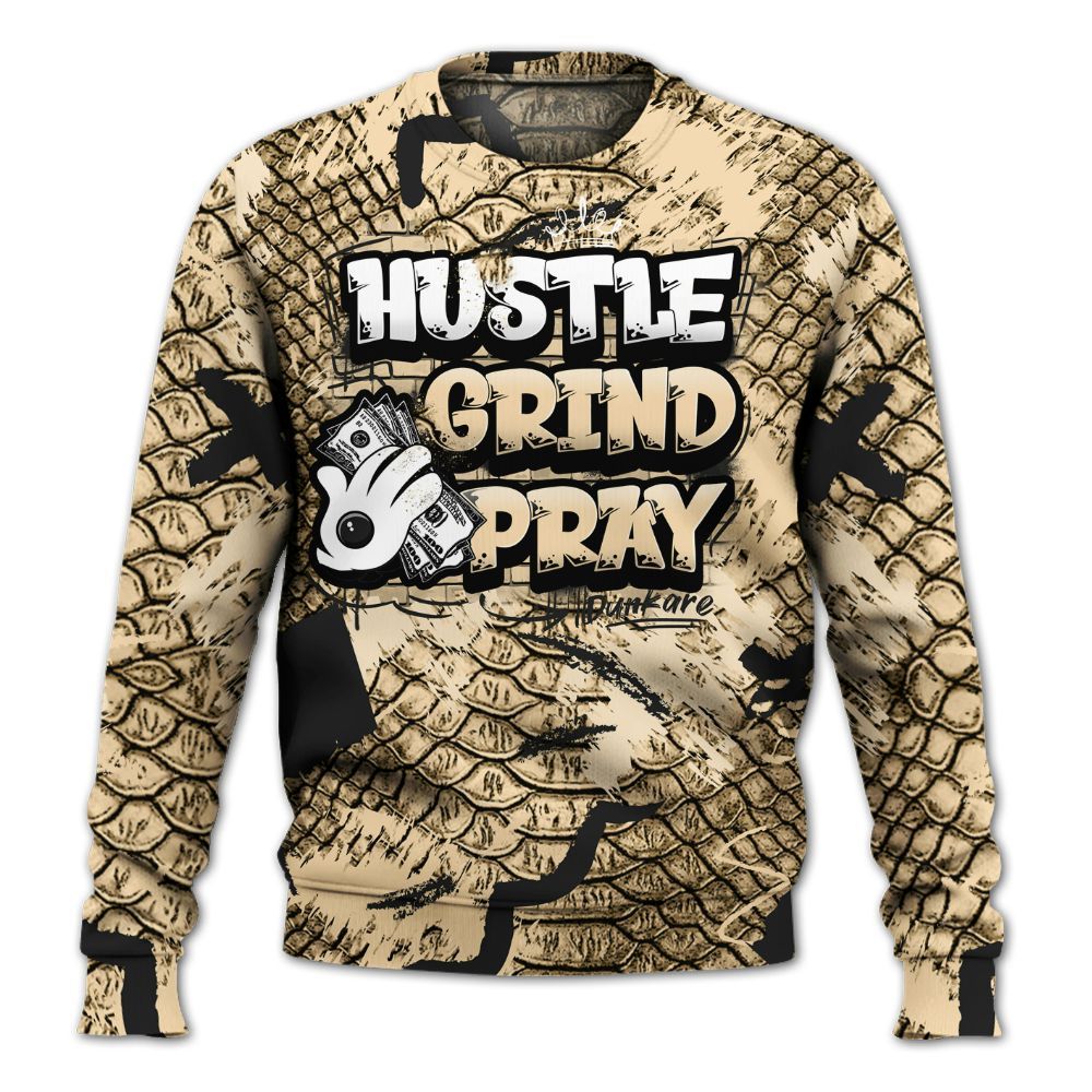 Sweatshirt To Match Kobe 9 EM Mambacita - Hustle Grind Pray Retro All Over Print