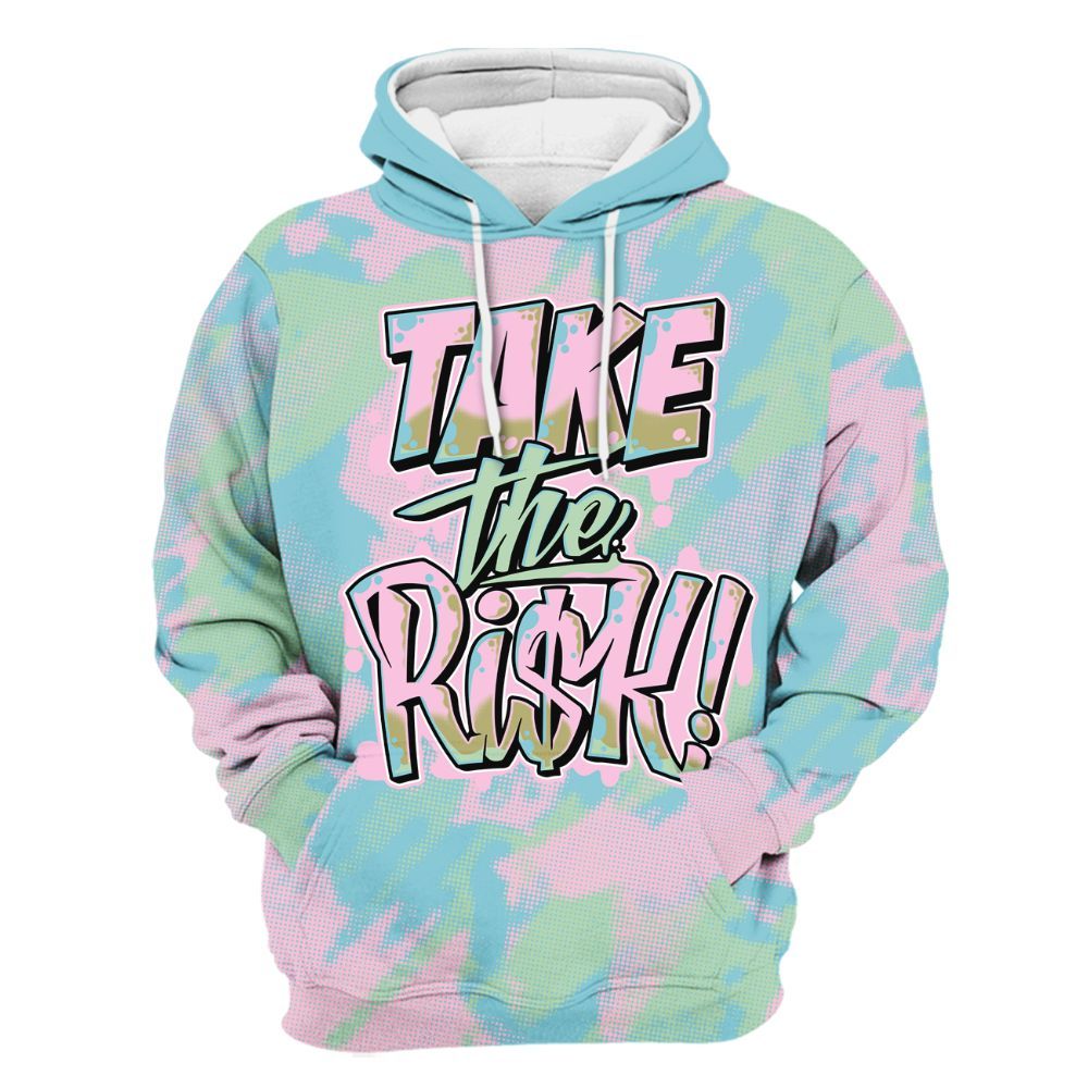 Hoodie To Match SB Dunk Low Visty - Take Risks Abstract All Over Print