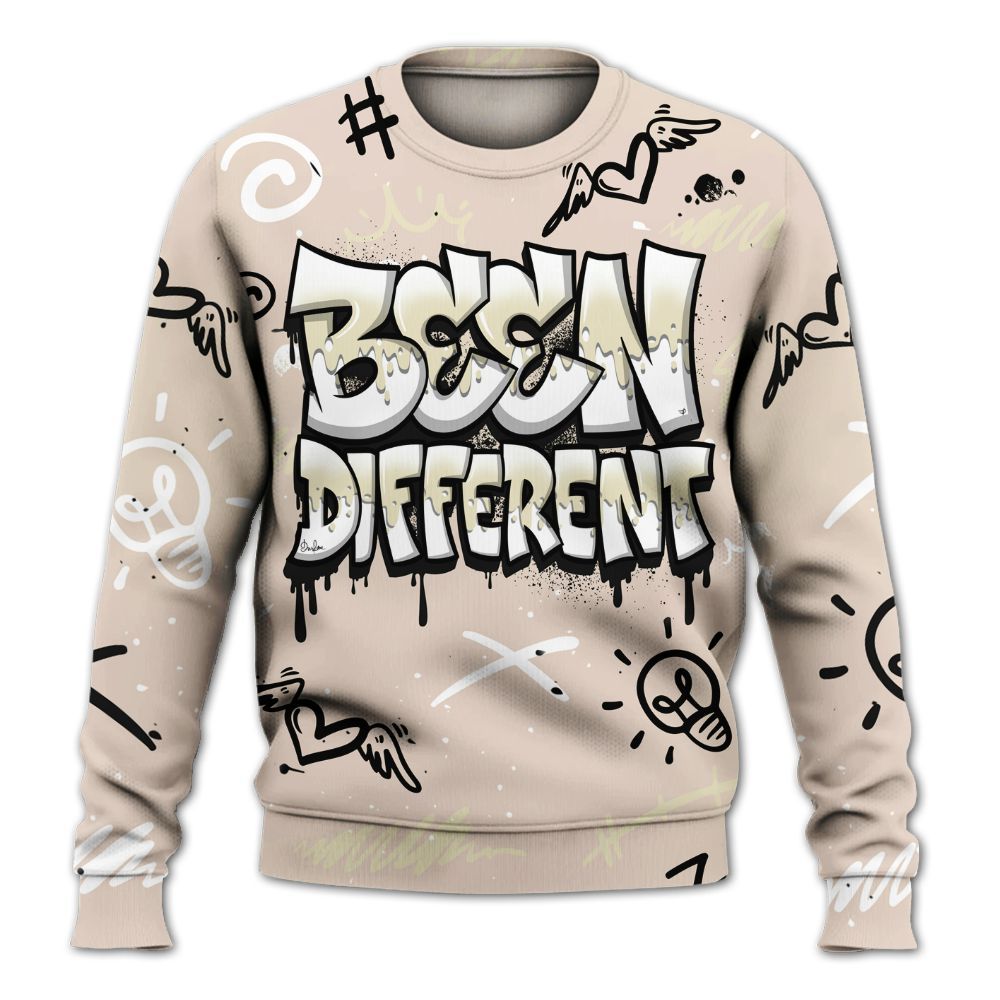 Sweatshirt To Match A Ma Maniere X Fossil Stone 4s - Drip Been Di2ferent All Over Print