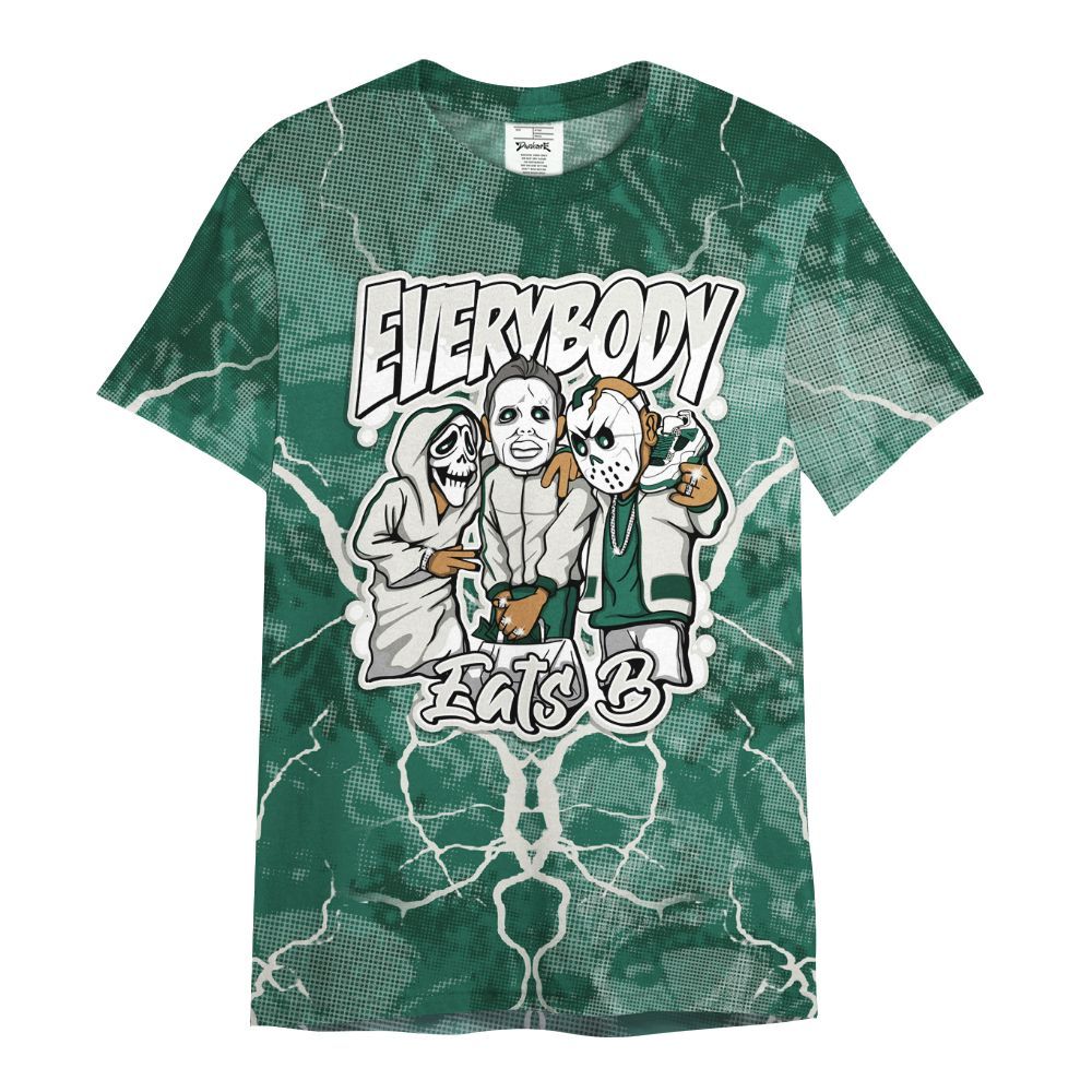 Shirt To Match Oxidized Green 4s - Everybody Eatin B Graphic Halloween All Over Print