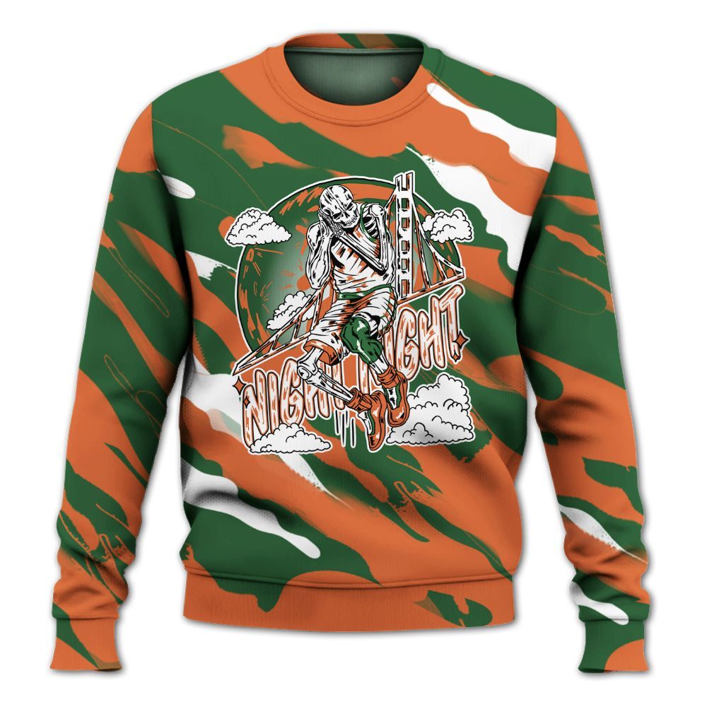 Sweatshirt To Match Low Miami 5s - Seeya Skeleton Colored All Over Print