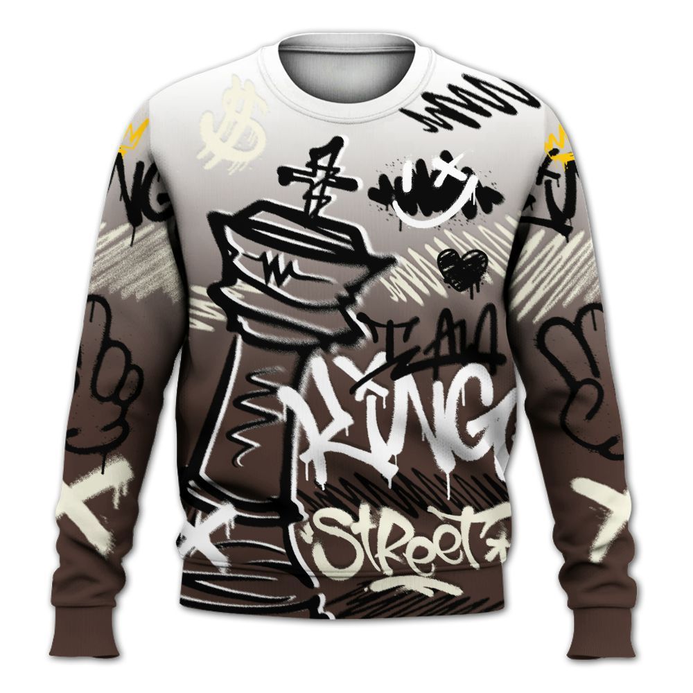 Sweatshirt To Match SoleFly Cafecito 12s - Street King Chess Streetwear All Over Print