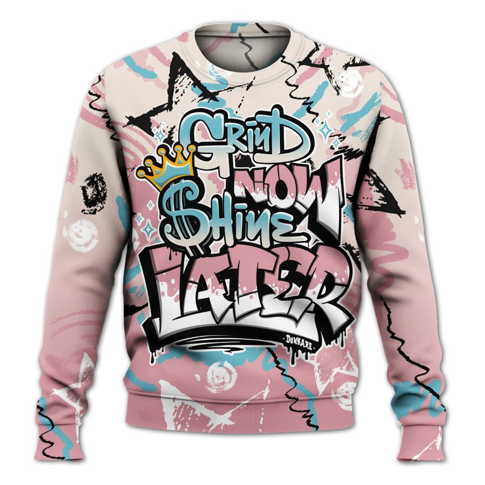 Sweatshirt To Match Doernbecher 6s - Grind Shine Later Drip All Over Print