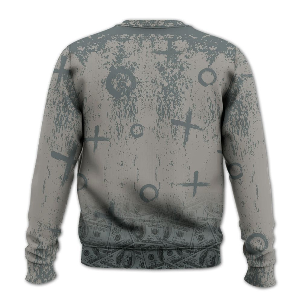 Sweatshirt To Match Cool Grey 9s - Selfmade Unique Drip All Over Print