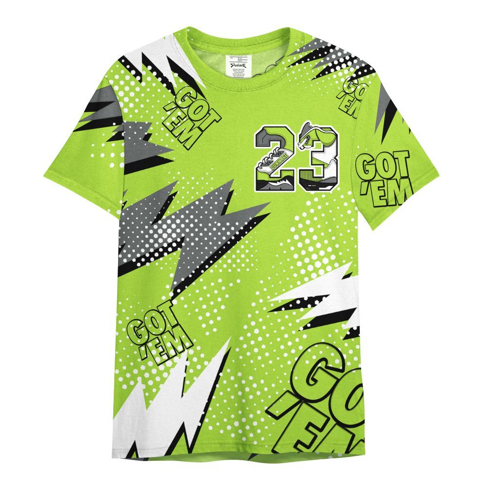 Shirt To Match Air Max 95 Neon - Custom Name Number 23 5s All Over Print