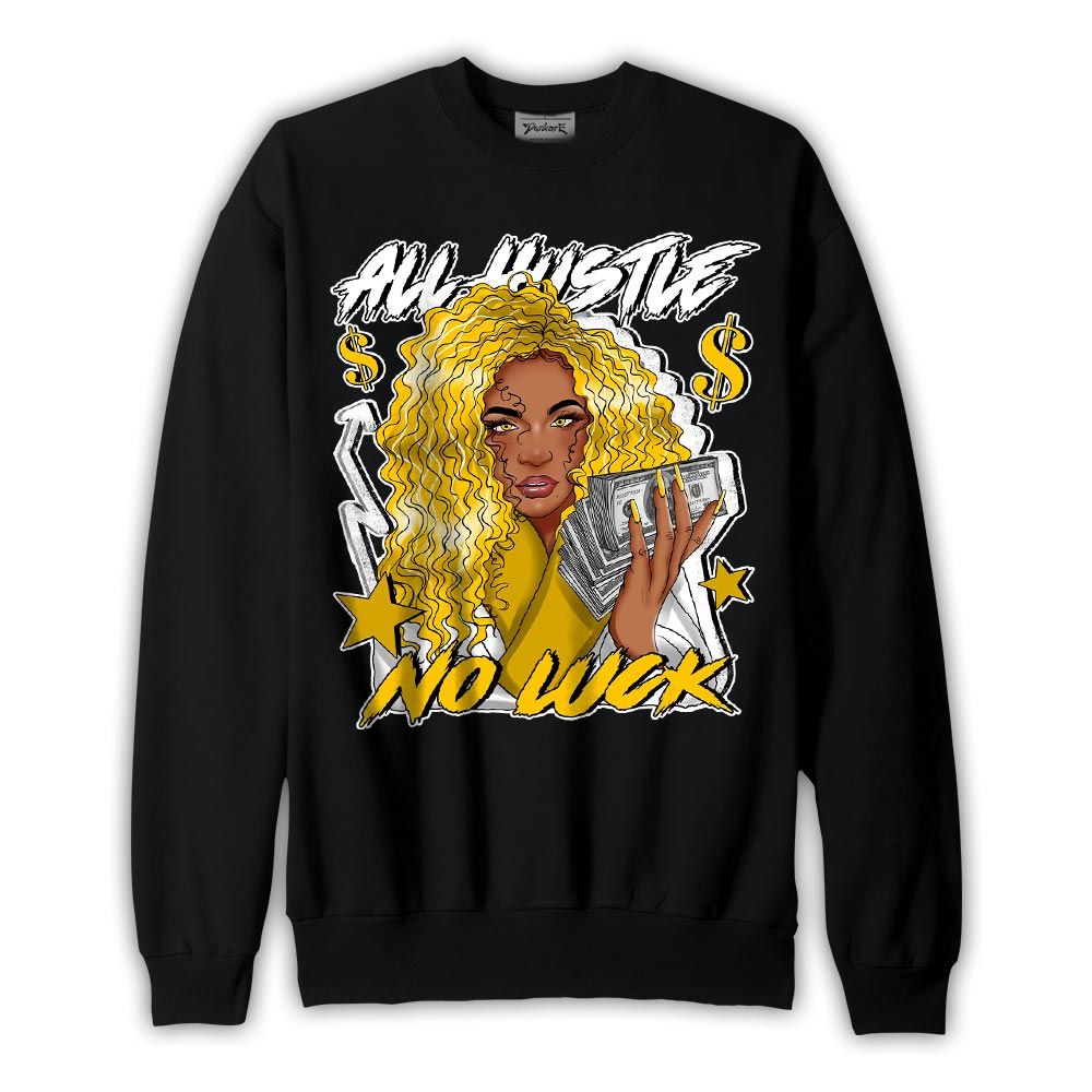 Sweatshirt To match Vivid Sulfur 4s Sweatshirt - All Hustles Unique Graphic