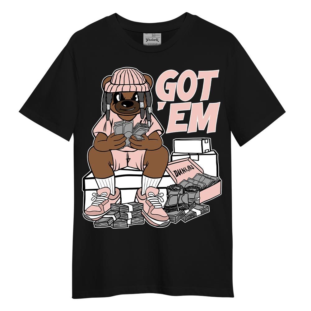 Shirt To Match Legend Pink 11s - Bagged It Bear Shirt Unisex