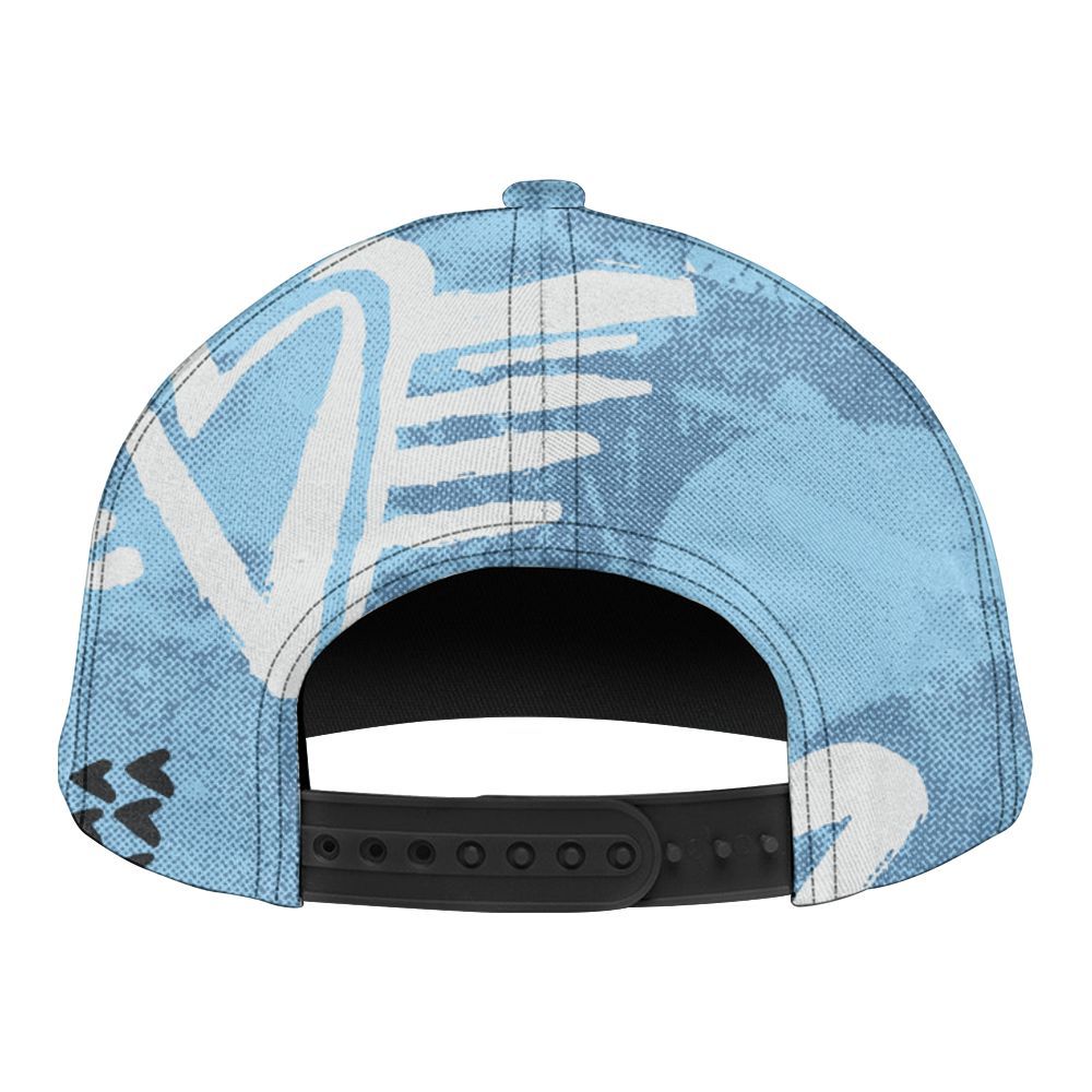Snapback To Match Legend Blue 11s - Sneakerz Girlz Heart Grunge Graphic