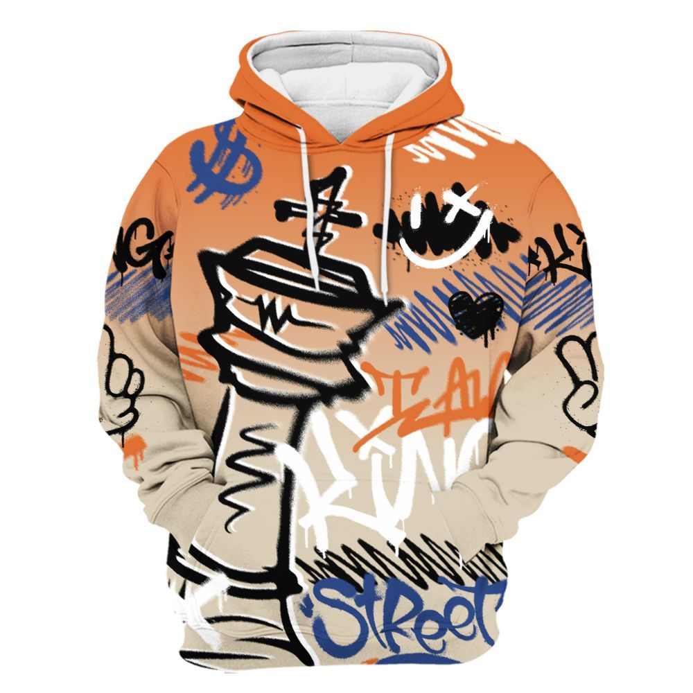 Hoodie To Match Air Max 90 Rattan Birch - Street King Chess Streetwear All Over Print