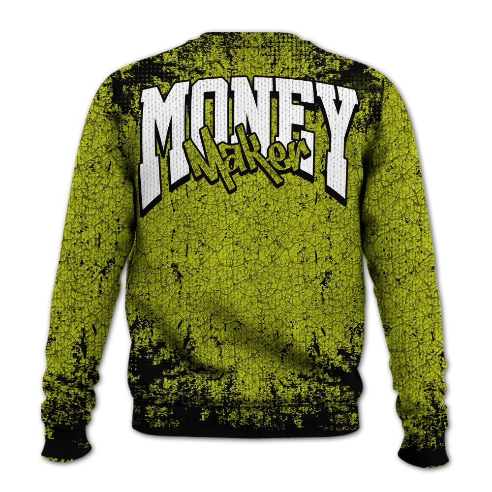 Knitted Sweater To Match Dunk Low QS Halloween Skull - Move In Silence Money Street Retro