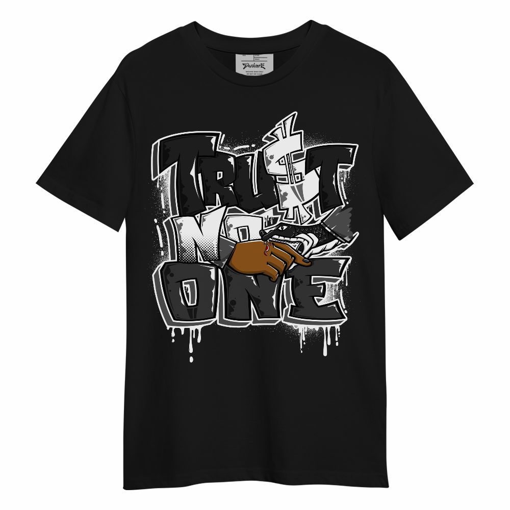 Shirt To Match Black Cat NET 4s - Trust No One Dripping AC Unisex Shirt