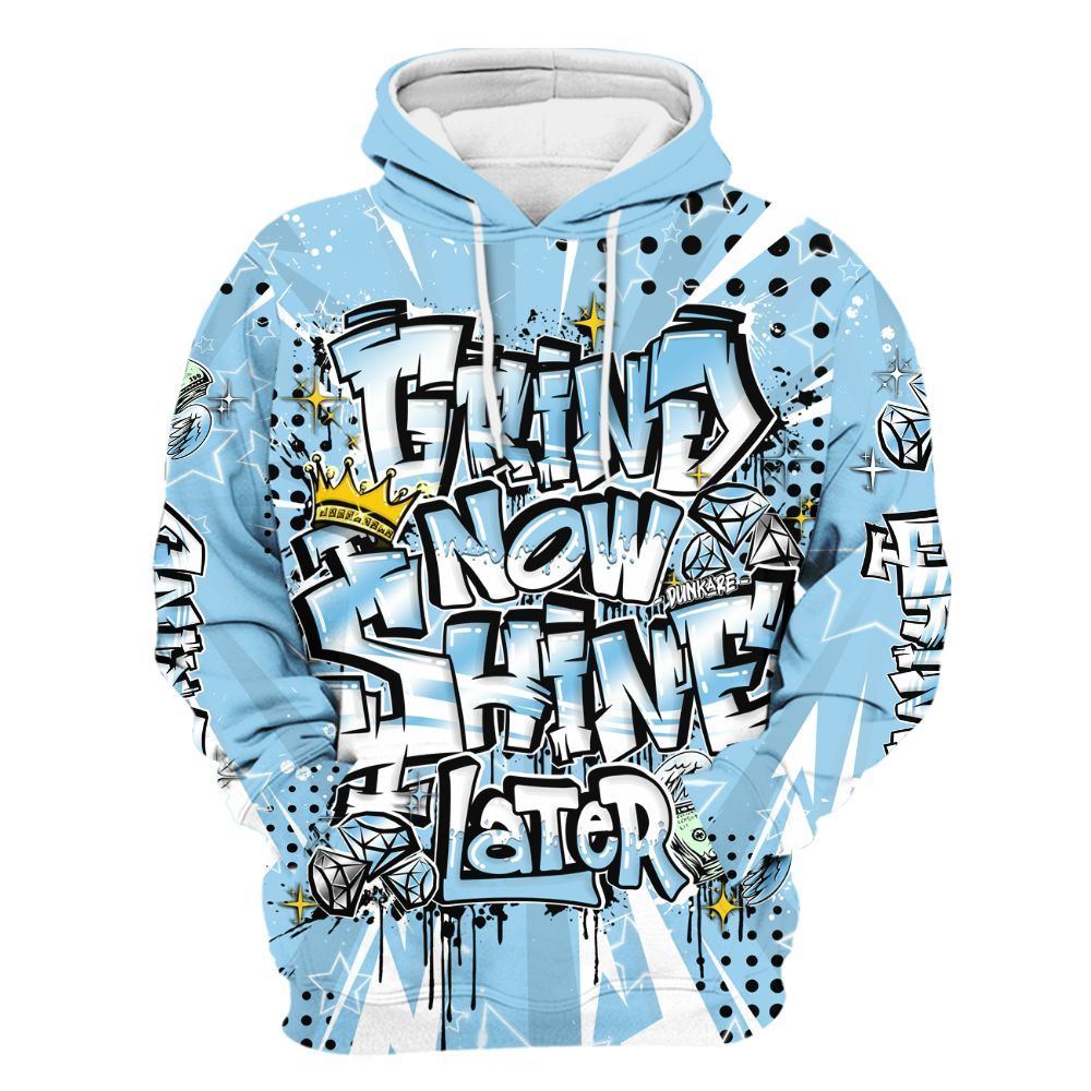 Hoodie To Match Legend Blue 11s - Grind2 Shine Later All Over Print
