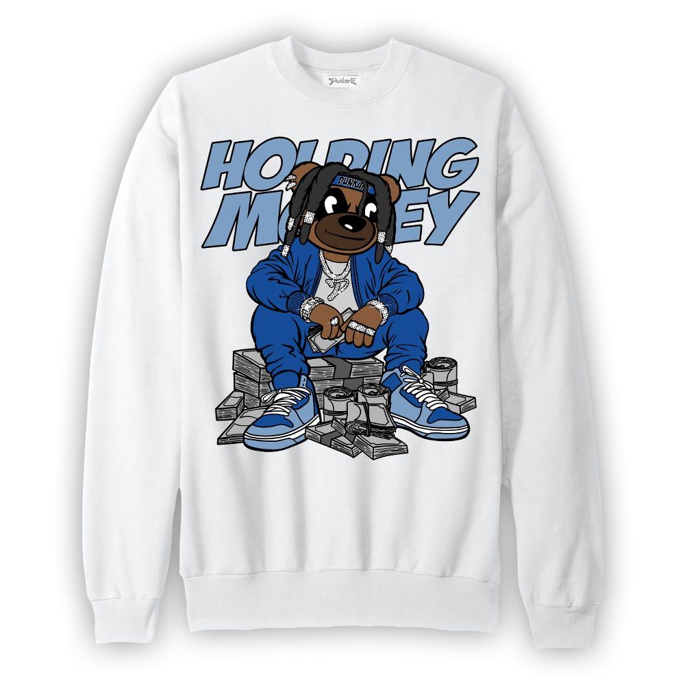 Sweatshirt To match Low Space Royal 11s Sweatshirt - Possessing Moneys Bear Graphic