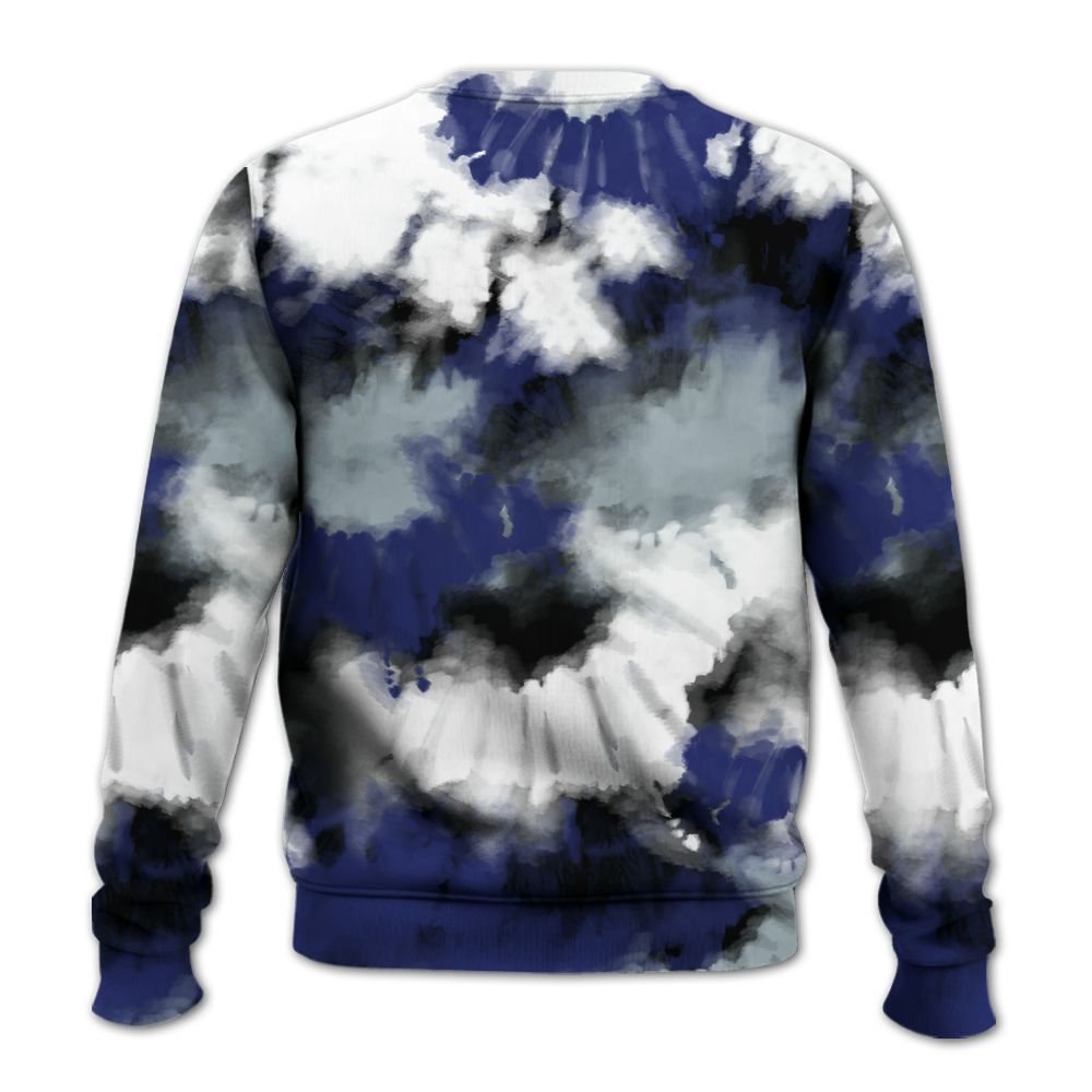 Sweatshirt To Match Midnight Navy 11s - Tie Dye FK Around Find Out All Over Print