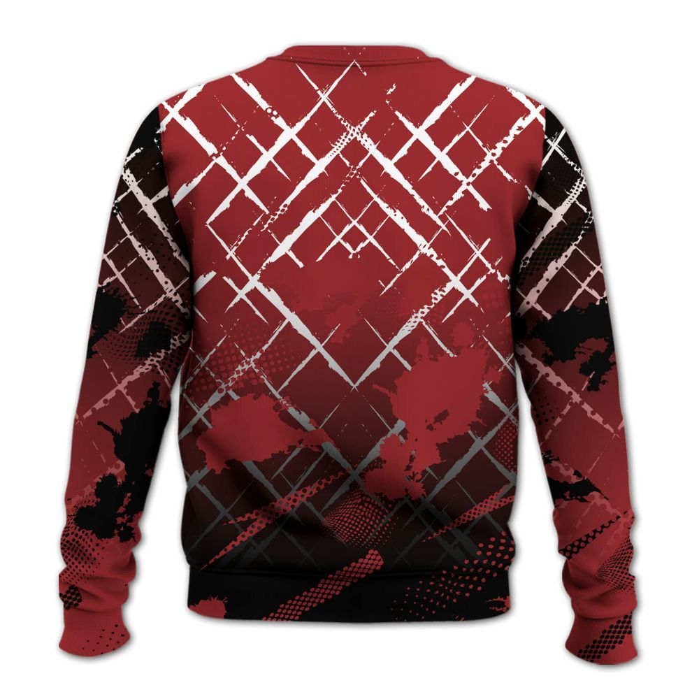 Sweatshirt To Match Alternate Flu Game 12s - Halftone Stand Business Dripping All Over Print