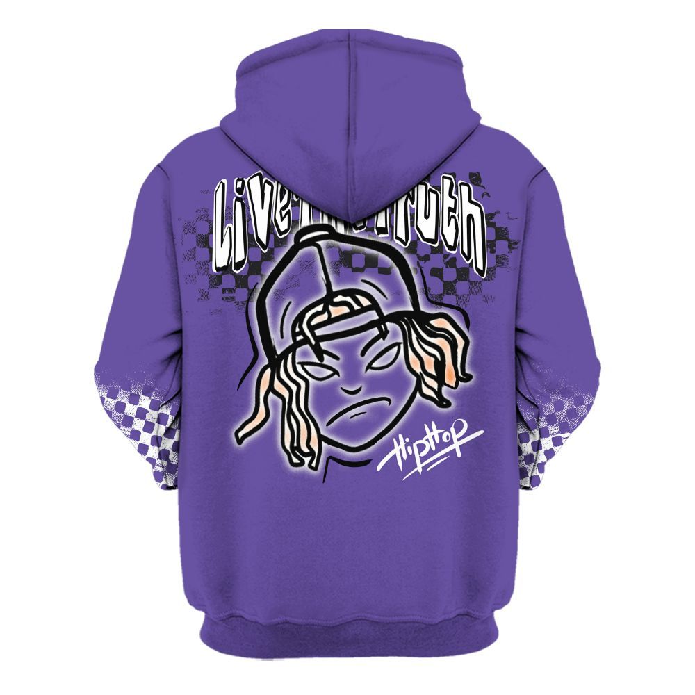 Hoodie To Match Air Max Waffle SP Voltage Purple - Feel Life Street Style All Over Print