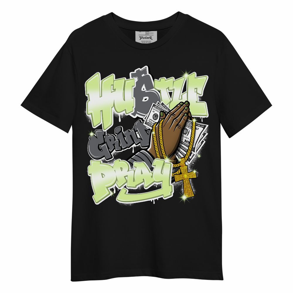 Shirt To Match Smoke Grey Volt TR 1s - Hustle, Money Pray Streetwear Unisex Shirt