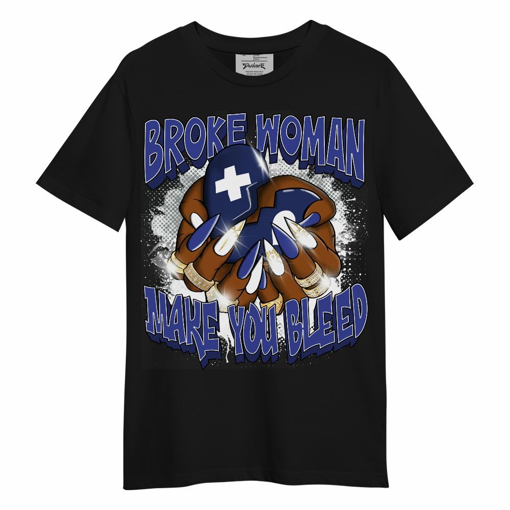Shirt To Match Shox TL Royal - Broke Woman Heart Retro Unisex Shirt