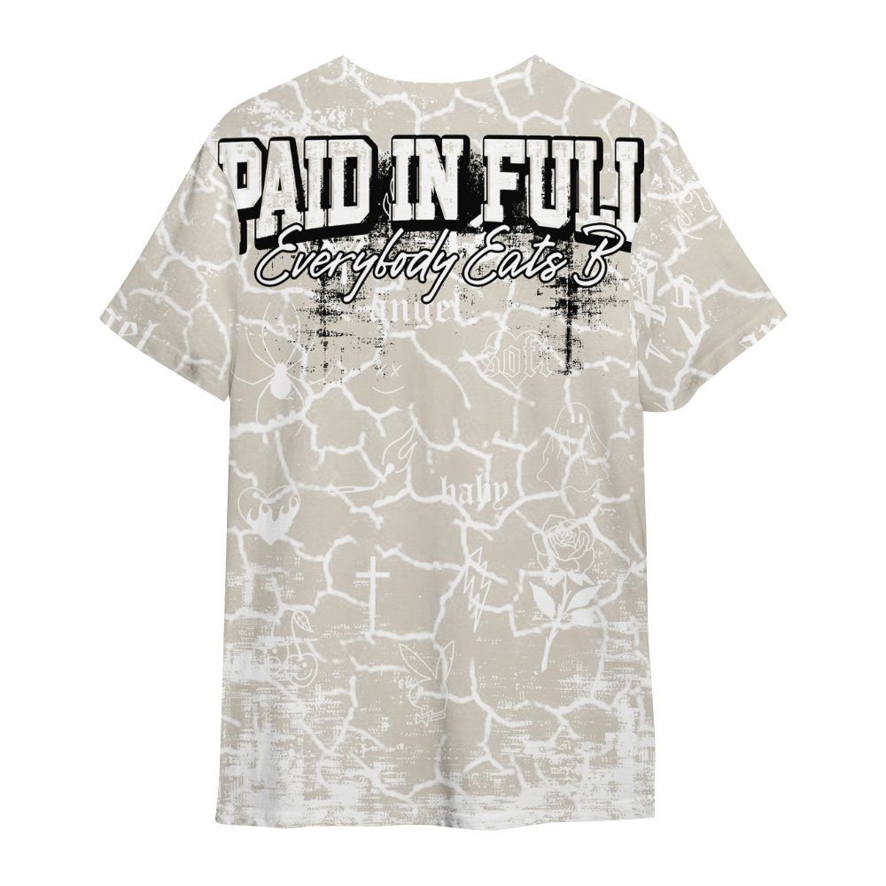 Shirt To Match Retro Pure Money 3s - Paid In Full Money All Over Print