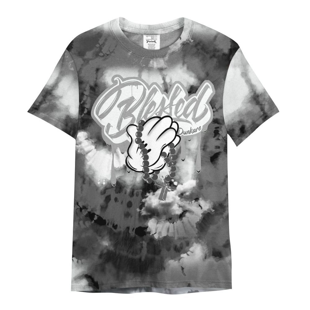Shirt To Match Retro Stealth 12s - God Blessed Tie Dye All Over Print