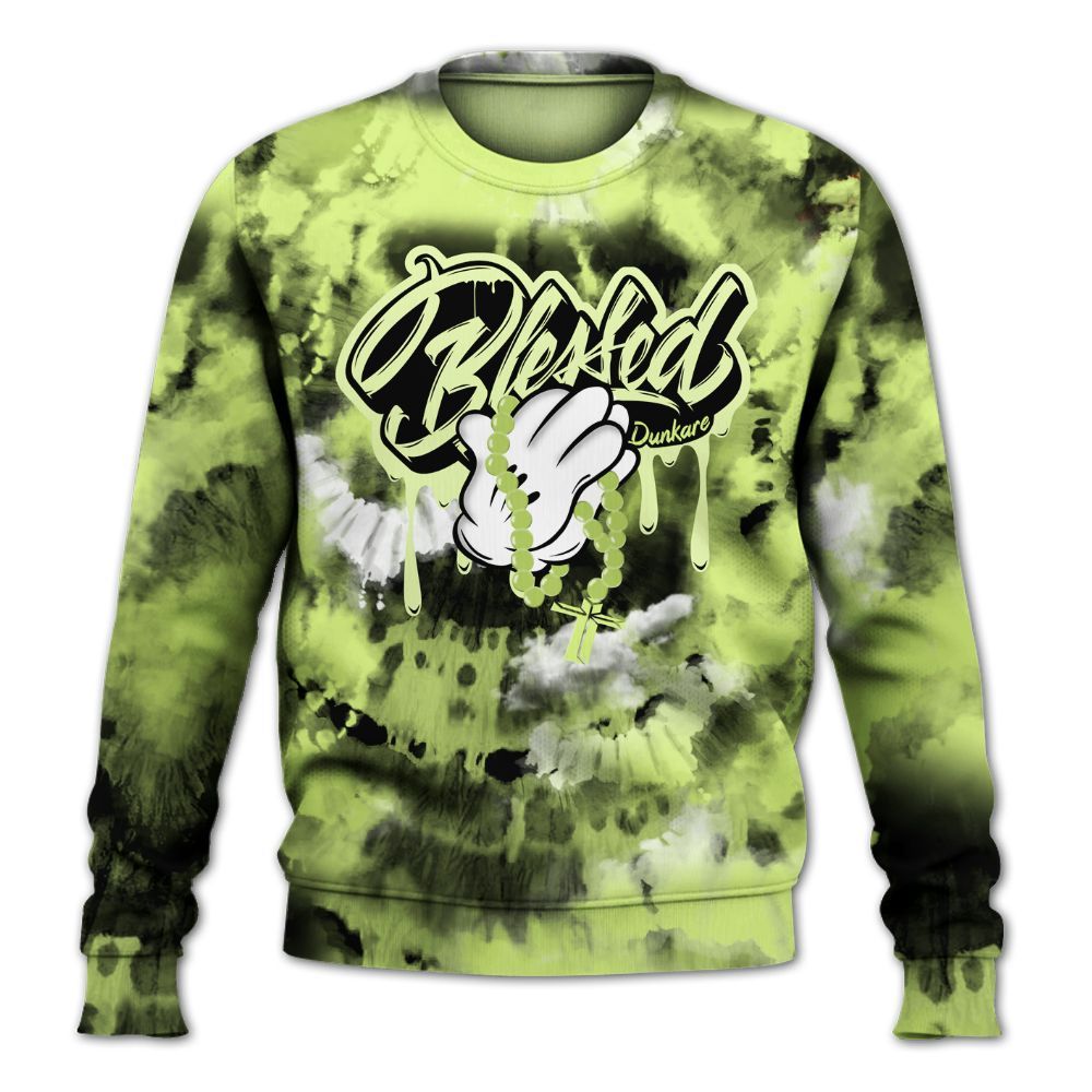 Sweatshirt To Match Air Max SNDR Volt - God Blessed Tie Dye All Over Print