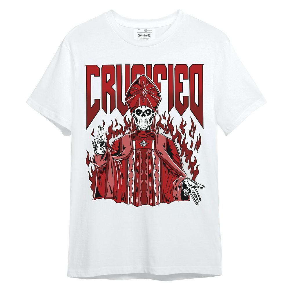 Shirt To Match Red Taxi 12s - Crucified Skeleton Unisex Shirt